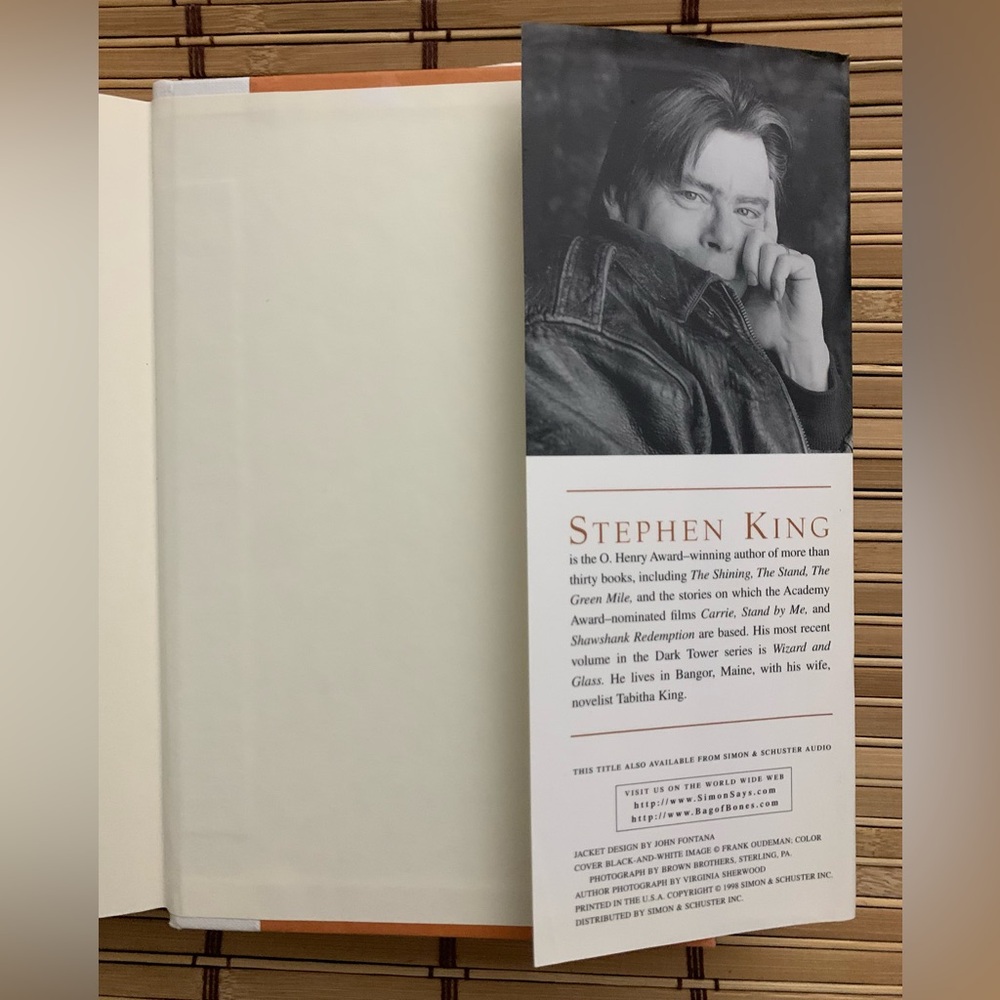 Bag of Bones Hardcover w/ Dust Jacket – First Edition Style – Stephen King - Picture 6 of 13